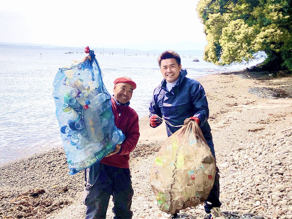 【スーパーボランティア尾畠さん】と海岸掃除！！